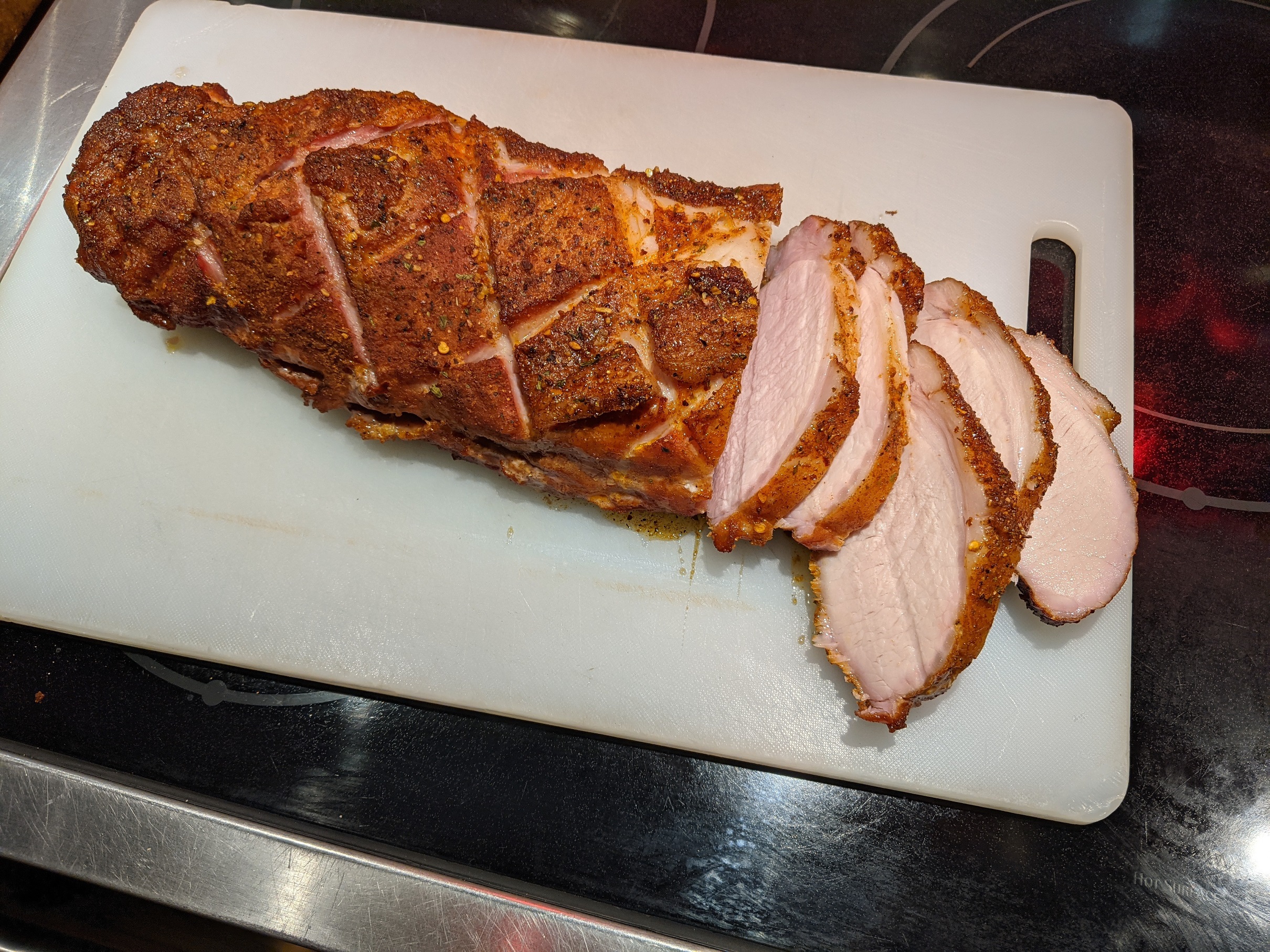 Apple Bourbon Brined, Smoked Pork Loin, Resized.jpg